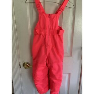 Cat And Jack Girls Snow Bib 3T Pink One Piece